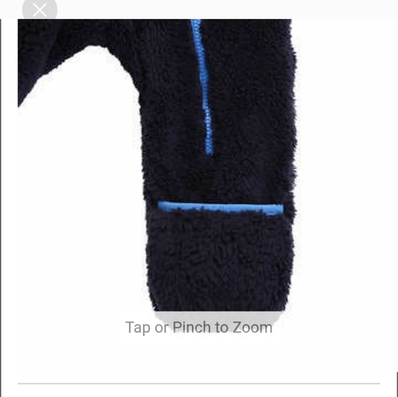 Snozu Infant 2-piece Fleece Set, jacket and snowsuit, Blue nwt - Picture 4 of 9